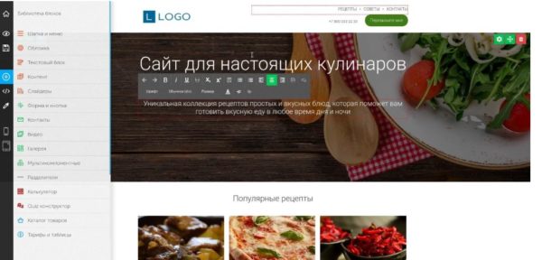 Обзор конструктора сайтов Tobiz